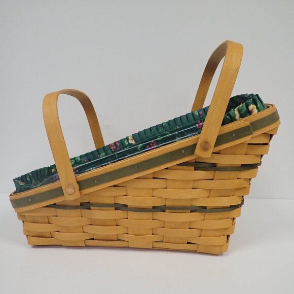 Vintage Longaberger Wedge Vegetable Basket - Picture 8 of 8